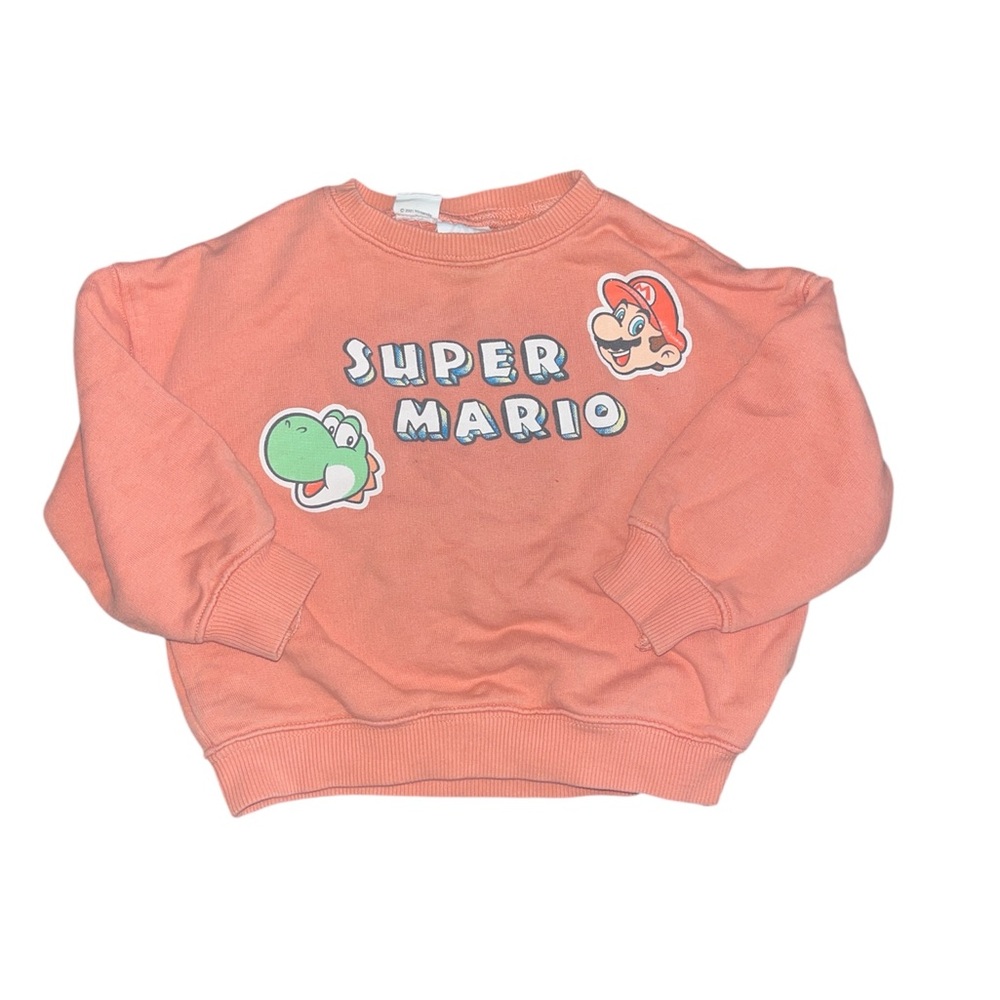 Zara Super Mario Kids Sweatshirt - Peach